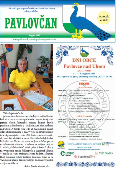 pavlovcan 2019 - 2